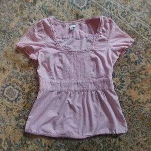 Anthro Pale pink top from Odille
